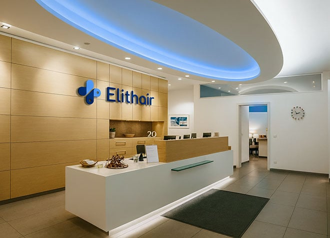 Der Wartebereich für die PRP Behandlung in Hannover bei Elithair